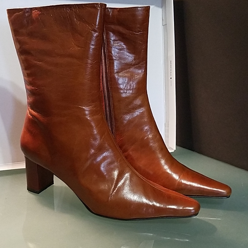 Brown Leather Boots